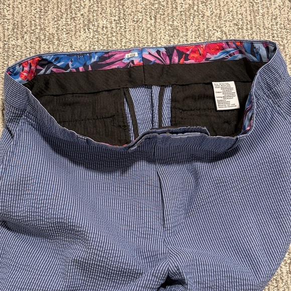 Paisley & Gray Pants Men's 32x32 Skinny Fit Blue Cotton Blend Chino - Picture 7 of 7